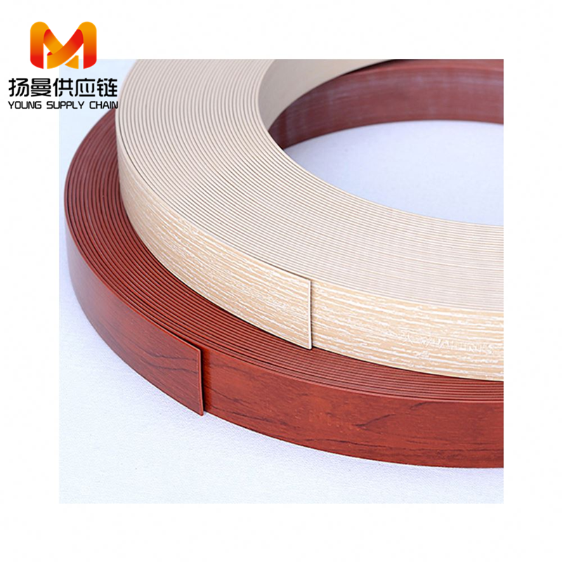 PVC woodgrain color edge banding